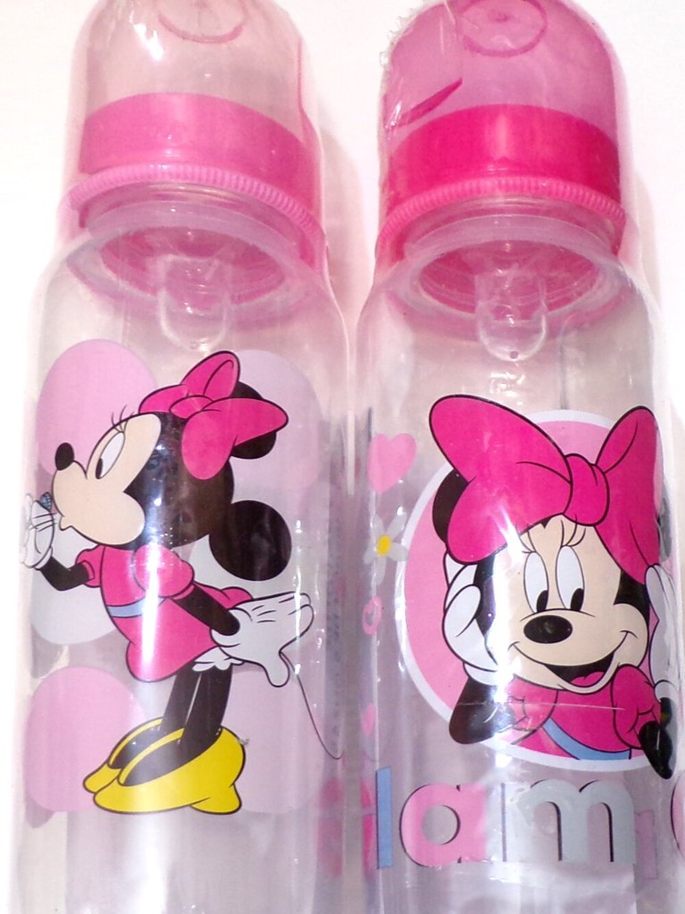 Disney Baby Minnie Mouse Medium Flow Baby Bottles 2-Pack, 18 fl. oz.